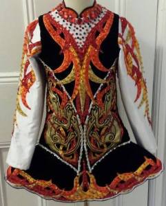 Dragon themed Irish dress for sale
