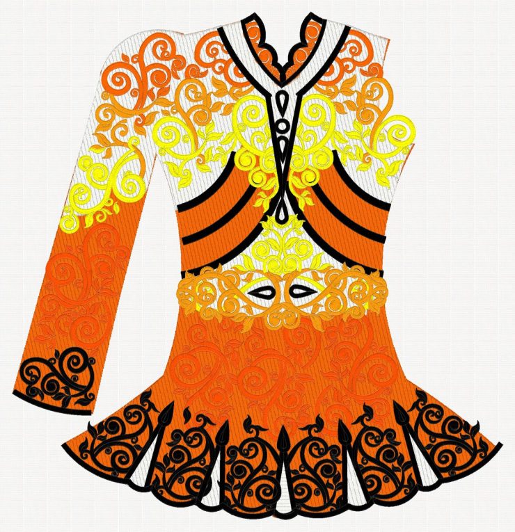 Ready to order Irish dance costume designs