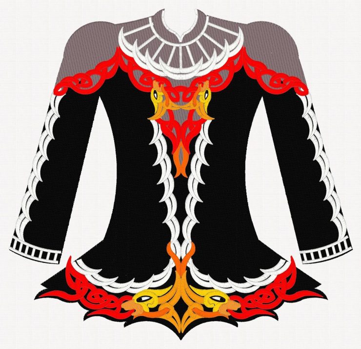 Ready to order Irish dance costume designs